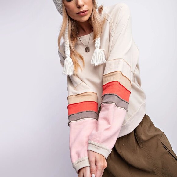 easel Tops - Easel Colorblock Pullover